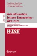 Cover: Web Information Systems Engineering - WISE 2023 - Springer
