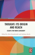 Cover: Thought: Its Origin and Reach - Routledge