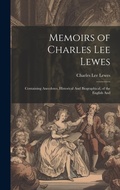 Cover: Memoirs of Charles Lee Lewes - Legare Street Press