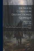 Cover: De Nugis Curialium Distinctiones Quinque - Legare Street Press