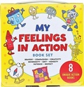 Cover: My Feelings in Action (8 Books to Help Your Child Process Their Emotions; (Bravery, Compassion, Creativity, Generosity, Grit, Honesty, Patience, Respect) - Peter Pauper Press