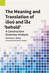 Enlarge image Cover: The Meaning and Translation of ?d?? and ?de 'behold' - Sil International, Global Publishing