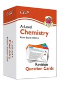 Cover: A-Level Chemistry OCR A Revision Question Cards - Coordination Group Publications Ltd (CGP)