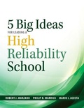 Cover: Five Big Ideas for Leading a High Reliability School - Marzano Resources