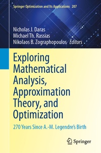 Abbildung von: Exploring Mathematical Analysis, Approximation Theory, and Optimization - Springer