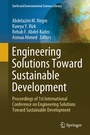 Cover: Engineering Solutions Toward Sustainable Development - Springer