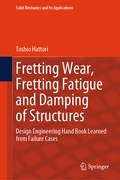 Cover: Fretting Wear, Fretting Fatigue and Damping of Structures - Springer