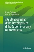 Cover: ESG Management of the Development of the Green Economy in Central Asia - Springer