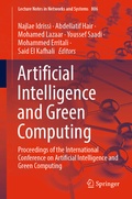 Cover: Artificial Intelligence and Green Computing - Springer