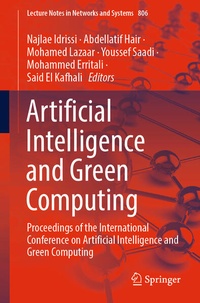 Enlarge image Cover: Artificial Intelligence and Green Computing - Springer