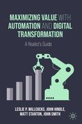Cover: Maximizing Value with Automation and Digital Transformation - Palgrave Macmillan