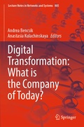 Cover: Digital Transformation: What is the Company of Today? - Springer