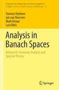 Cover: Analysis in Banach Spaces - Springer