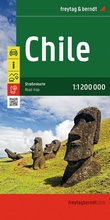 Cover: freytag & berndt Stra&szlig;enkarte Chile 1:1,2 Mio. - freytag & berndt