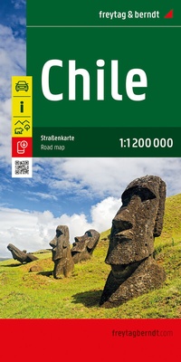 Abbildung von: Chile, Straßenkarte 1:1.200.000, freytag & berndt - Freytag-Berndt und ARTARIA