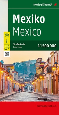 Abbildung von: Mexiko, Straßenkarte, 1:1.500.000, freytag & berndt - Freytag-Berndt und ARTARIA