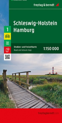 Abbildung von: Schleswig-Holstein - Hamburg, Straßen- und Freizeitkarte 1:150.000, freytag & berndt - Freytag-Berndt und ARTARIA