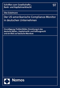 Abbildung von: Der US-amerikanische Compliance-Monitor in deutschen Unternehmen - Nomos
