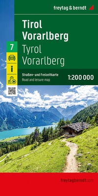 Abbildung von: Tirol - Vorarlberg, Straßen- und Freizeitkarte 1:200.000, freytag & berndt - Freytag-Berndt und ARTARIA