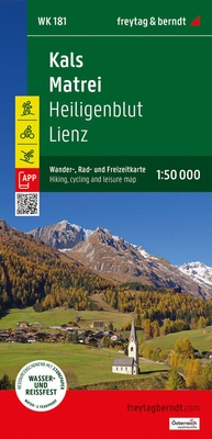 Abbildung von: Kals - Matrei, Wander-, Rad- und Freizeitkarte 1:50.000, freytag & berndt, WK 181 - Freytag-Berndt und ARTARIA