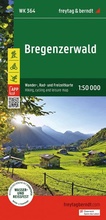 Cover: freytag & berndt Wanderkarte WK 364 Bregenzerwald 1:50.000 - freytag & berndt