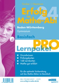 Bild vergrößern Bild: Erfolg im Mathe-Abi 2024 Lernpaket Basisfach 'Pro' Baden-Württemberg Gymnasium - Freiburger Verlag