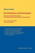 Cover: Der Marketing- und Vertriebsplan. - Duncker & Humblot