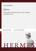 Cover: Babrios - Franz Steiner Verlag