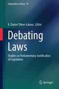 Cover: Debating Laws - Springer