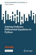 Cover: Solving Ordinary Differential Equations in Python - Springer