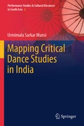 Cover: Mapping Critical Dance Studies in India - Springer