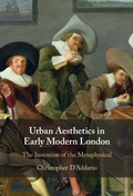 Cover: Urban Aesthetics in Early Modern London - Cambridge University Press