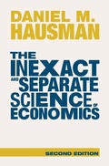 Cover: Inexact and Separate Science of Economics - Cambridge University Press