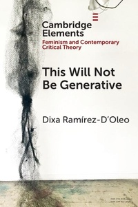 Enlarge image Cover: This Will Not Be Generative - Cambridge University Press