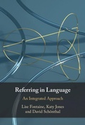 Cover: Referring in Language - Cambridge University Press