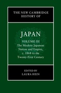 Cover: New Cambridge History of Japan: Volume 3, The Modern Japanese Nation and Empire, c.1868 to the Twenty-First Century - Cambridge University Press