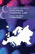 Cover: Cambridge Companion to European Criminal Law - Cambridge University Press