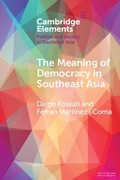 Cover: Meaning of Democracy in Southeast Asia - Cambridge University Press