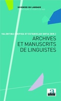 Cover: Archives et manuscrits de linguistes - Academia