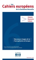 Cover: NOUVEAUX VISAGES DE LA FRANCOPHONIE EN EUROPE - Academia