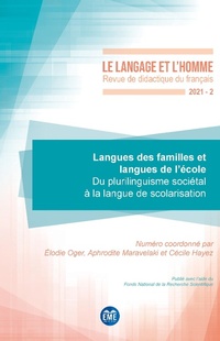 Abbildung von: Langues des familles et langues de l'école - EME Editions