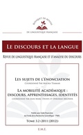 Cover: Les sujets de l'&eacute;nonciation - EME Editions