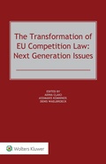 Cover: Transformation of EU Competition Law: Next Generation Issues - Kluwer Law International