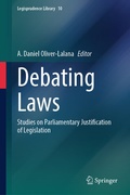 Cover: Debating Laws - Springer