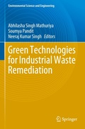 Cover: Green Technologies for Industrial Waste Remediation - Springer