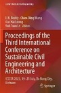 Cover: Proceedings of the Third International Conference on Sustainable Civil Engineering and Architecture - Springer