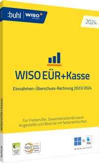 Enlarge image Cover: WISO EÜR+Kasse 2024 - BUHL-DATA-SERVICE