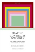 Bild: Shaping Contracts for Work - Oxford University Press