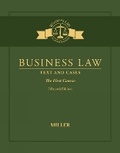 Cover: Business Law - South-Western College Publishing