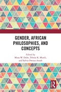 Cover: Gender, African Philosophies, and Concepts - Taylor & Francis